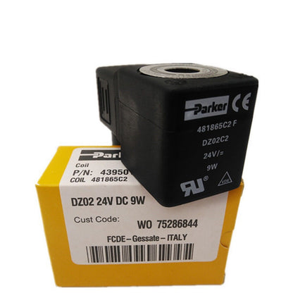 PARKER 481865C2 Solenoid Valve Coil 24VDC 9W - High-Performance Solenoid Valve Component - PARKER