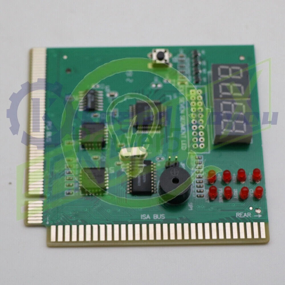 4-Digit Card Analyzer Diagnostic Motherboard POST Tester Computer PC PCI ISA ~1X