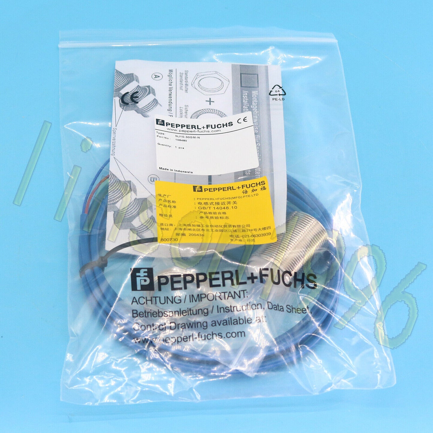 ONE Pepperl+Fuchs NJ10-30GM-N Inductive Switch - PEPPERL+FUCHS