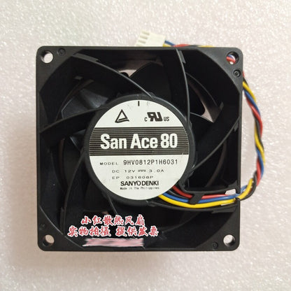 SanAce 9HV0812P1H6031 8038 12V 3.0A 8CM Super High Speed Cooling Fan