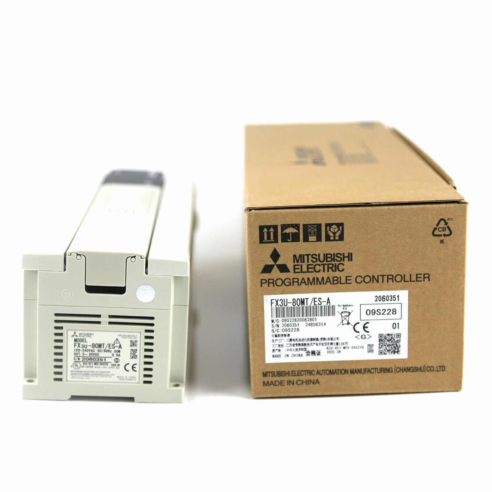 MITSUBISHI FX3U-80MT/ES-A PL Controller Module - MITSUBISHI