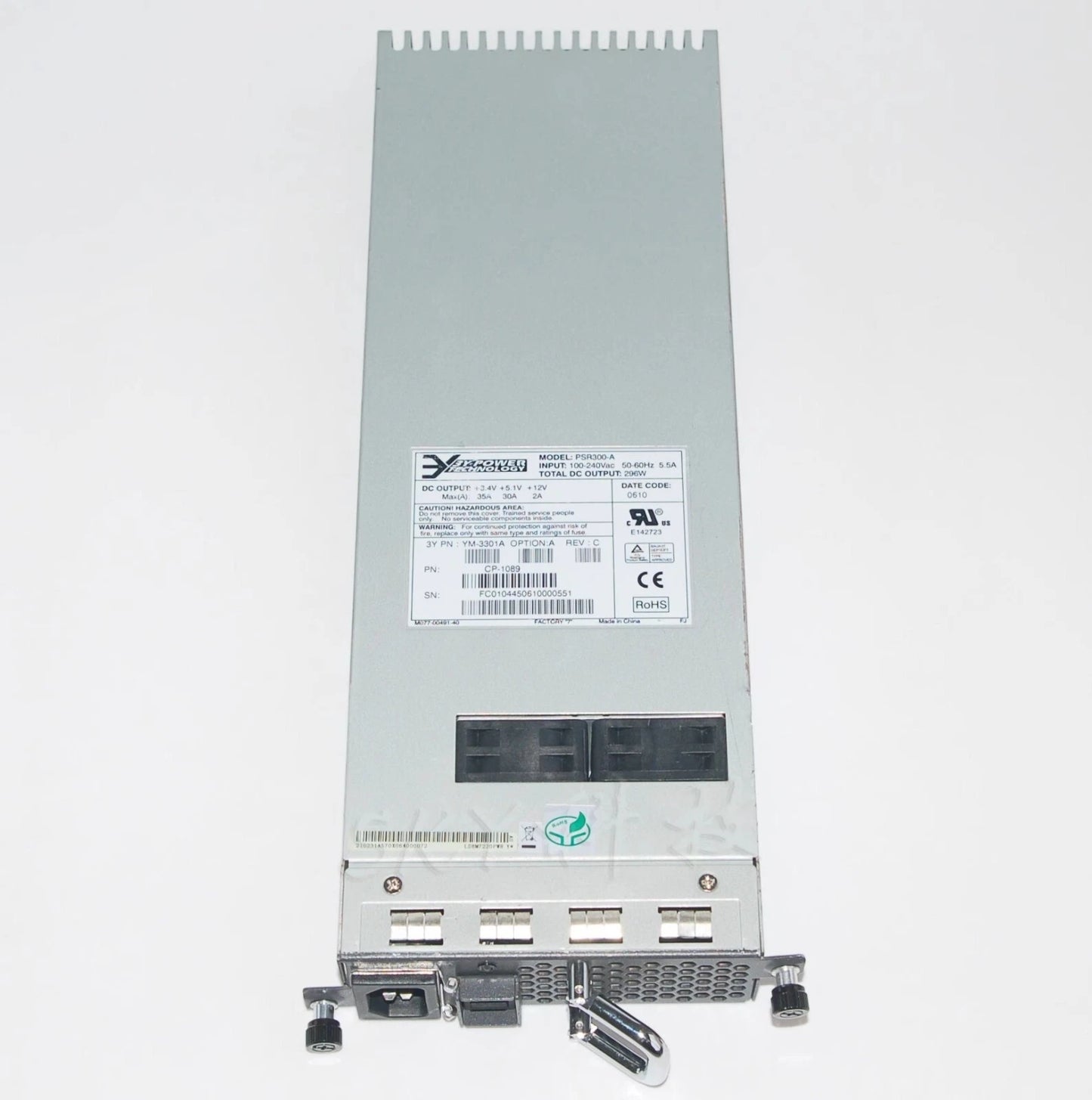 For H3C S7502 S6502 Series Switch Power Supply PSR300-A AC Power Supply