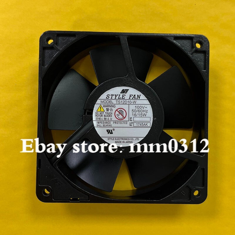 STYLE FAN TS12D10-W 100V 16/15W 12CM high temperature resistant cooling fan