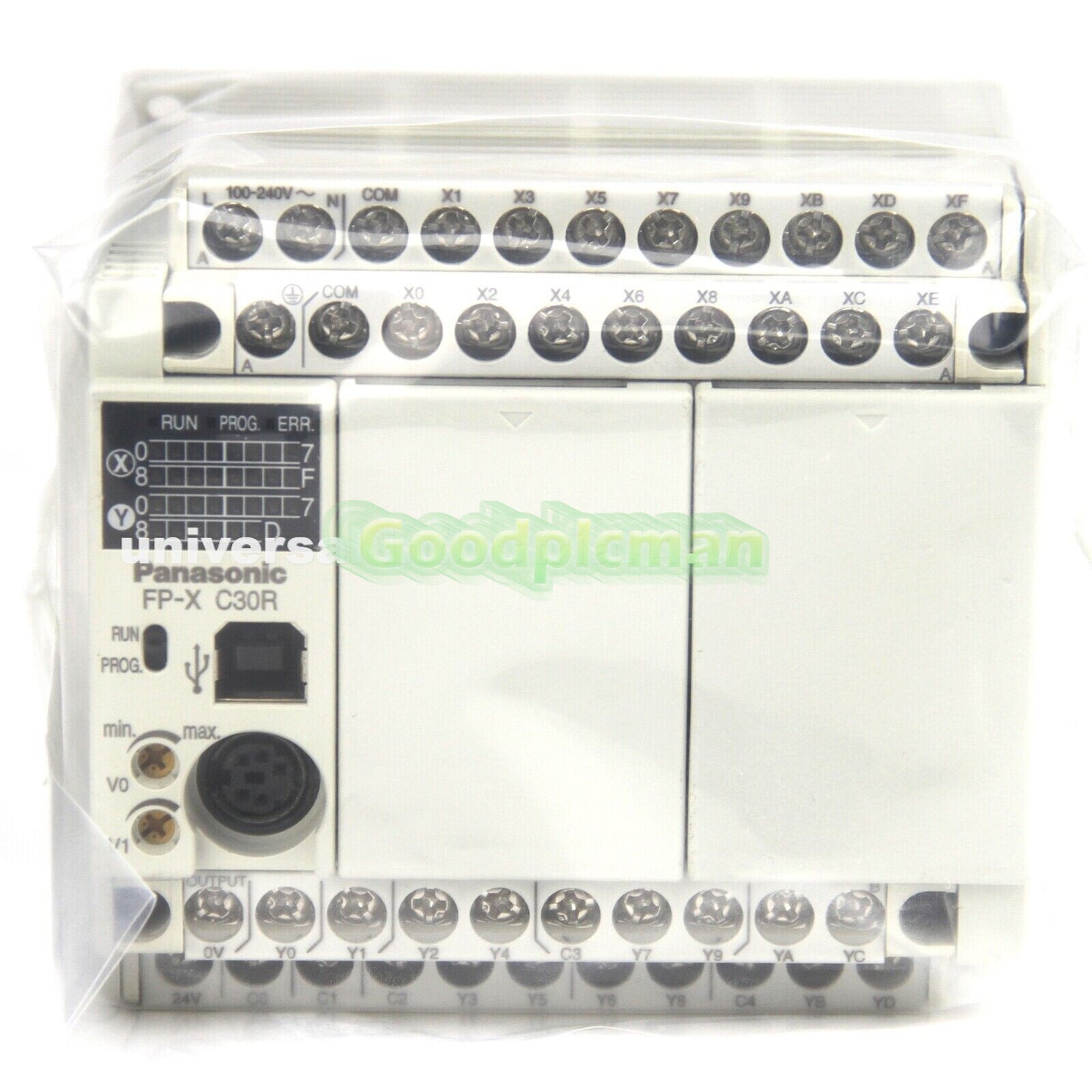 Panasonic AFPX-C30R PLC Control Unit 100~240VAC 16 DC Inputs