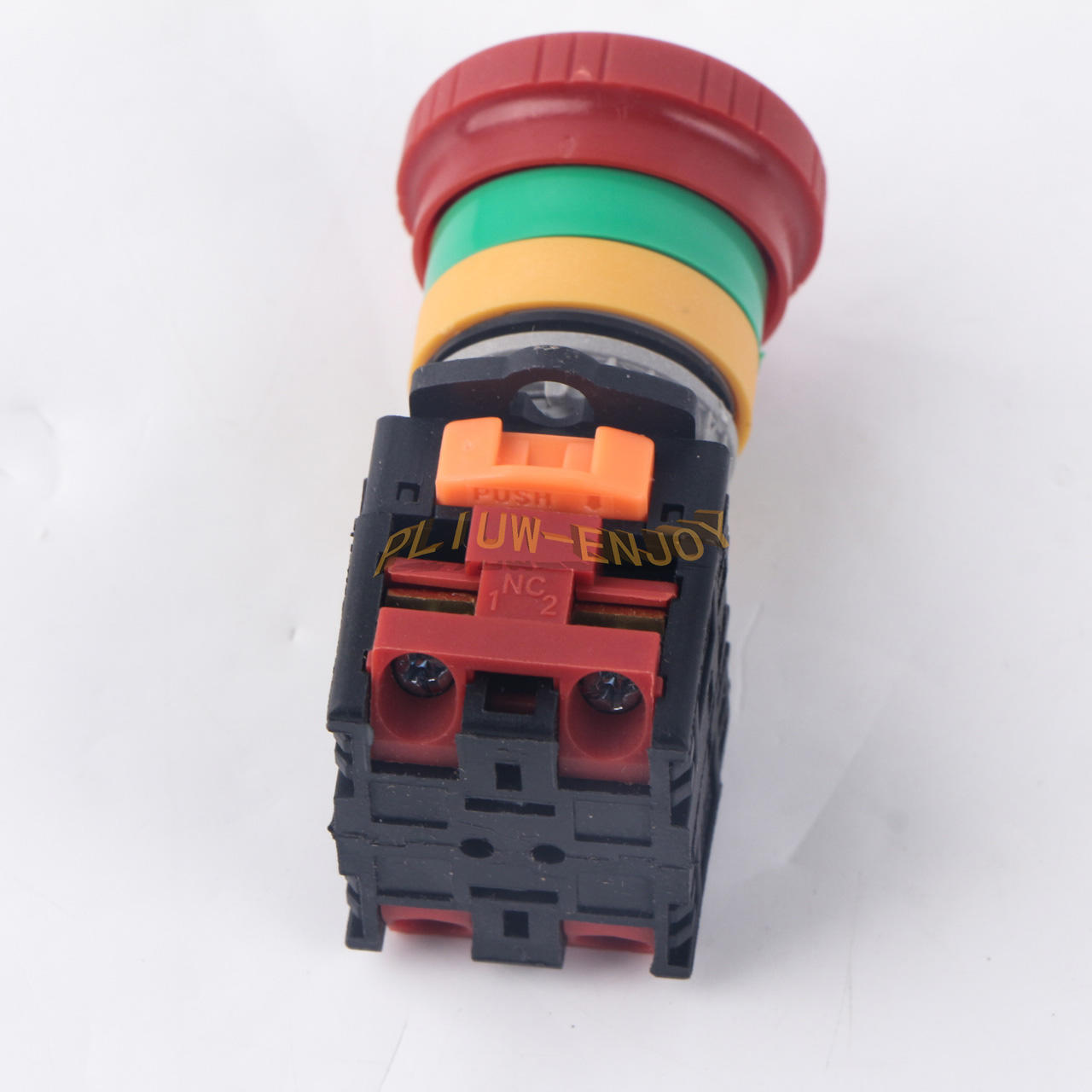 new 1PCS  TEND Emergency stop button switch TN2BKR-2B 22mm