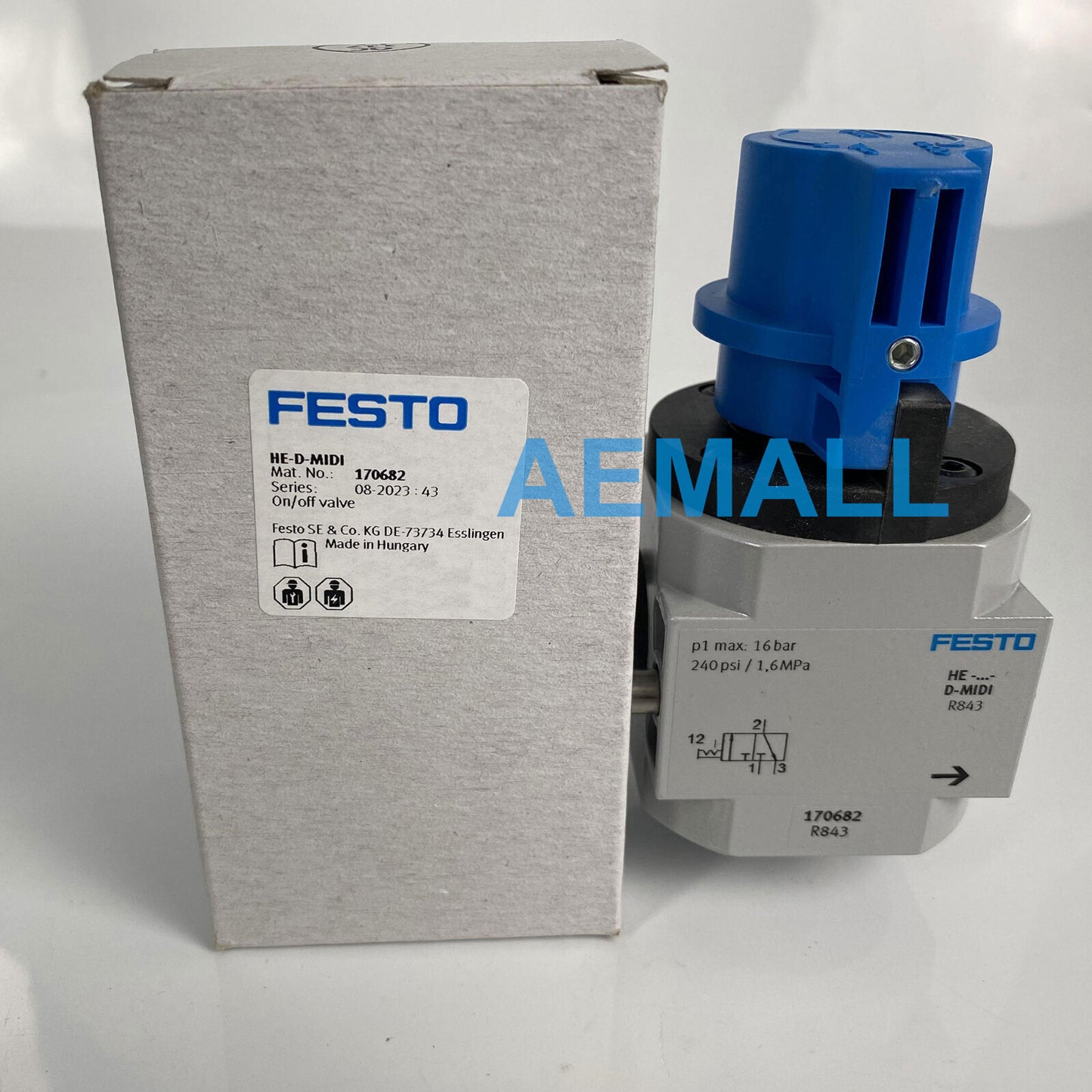 1pcs Festo HE-D-MIDI 170682 Shut off Valve On/off Valve