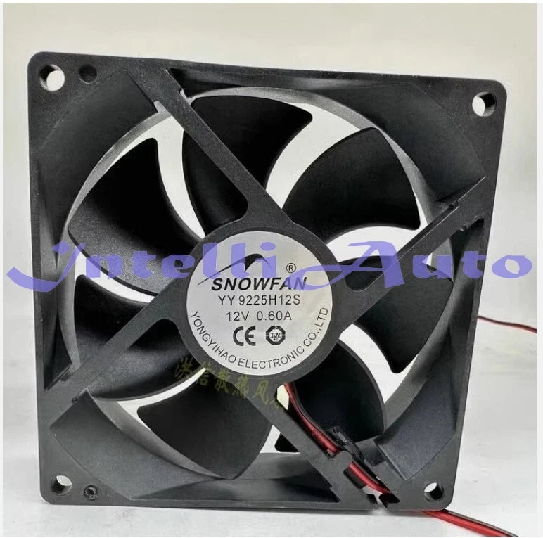 1PCS SNOWFAN YY9225H12S 12V 0.60A 9CM 9225 Large Airflow Cooling Fan