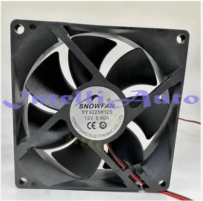 1PCS SNOWFAN YY9225H12S 12V 0.60A 9CM 9225 Large Airflow Cooling Fan