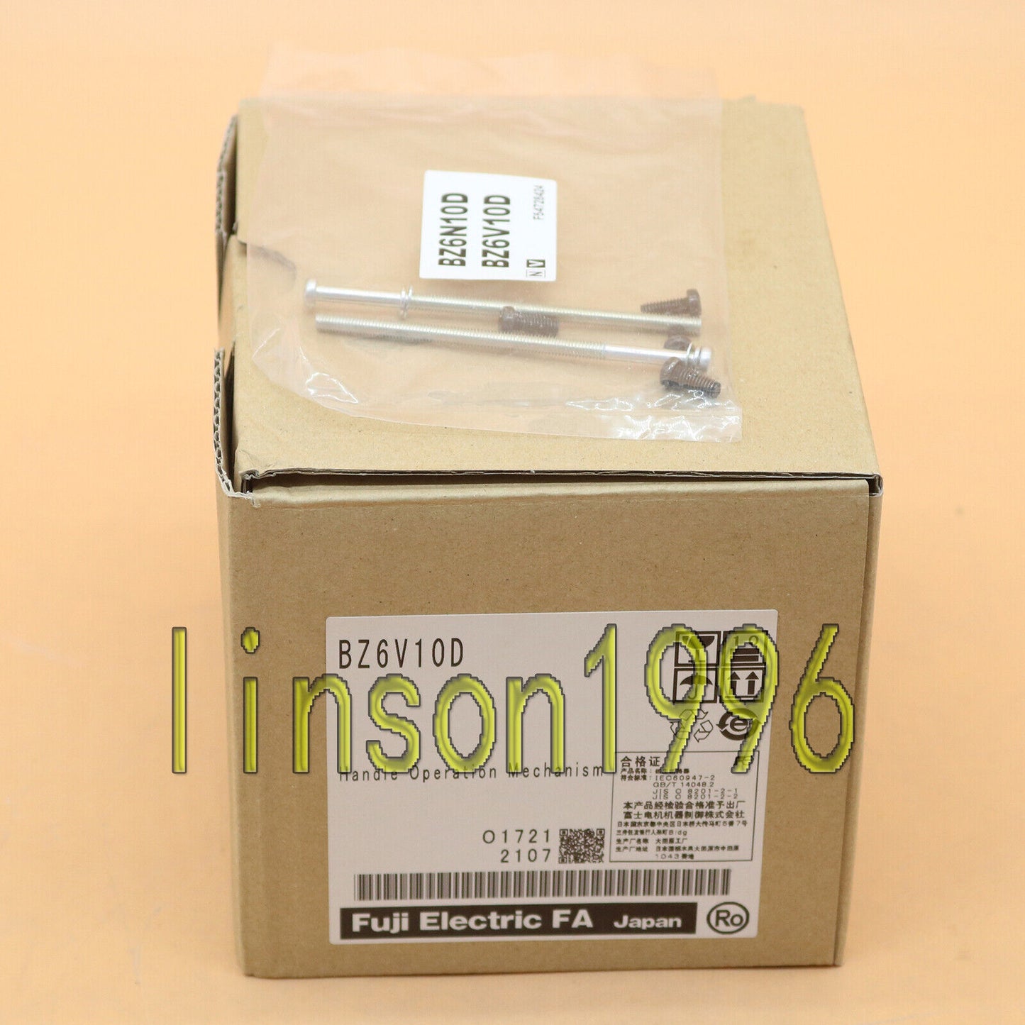 New One FUJI Plastic Case Circuit Breaker with External Handle BZ6V10D Selection Switch - ONE FUJI