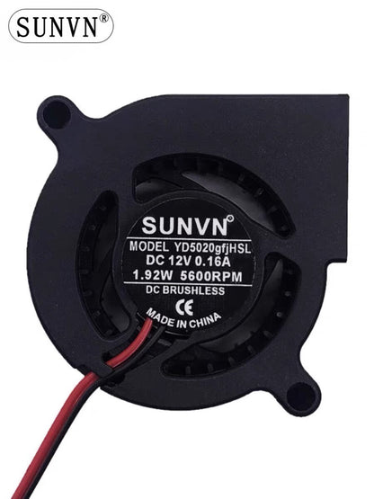 SUNVN YD5020gfjHSL DC12V 0.16A 1.92W 2-Wire Silent Turbo Cooling Fan