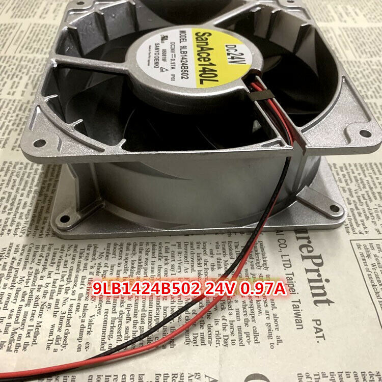 new Sanyo SANACE140L 9LB1424B502 24V 0.97A 14050 aluminum frame axial fan - SANYO