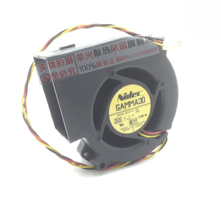 NIDEC A34710-58 9733 DC12V 1.7A high air volume switch cooling fan
