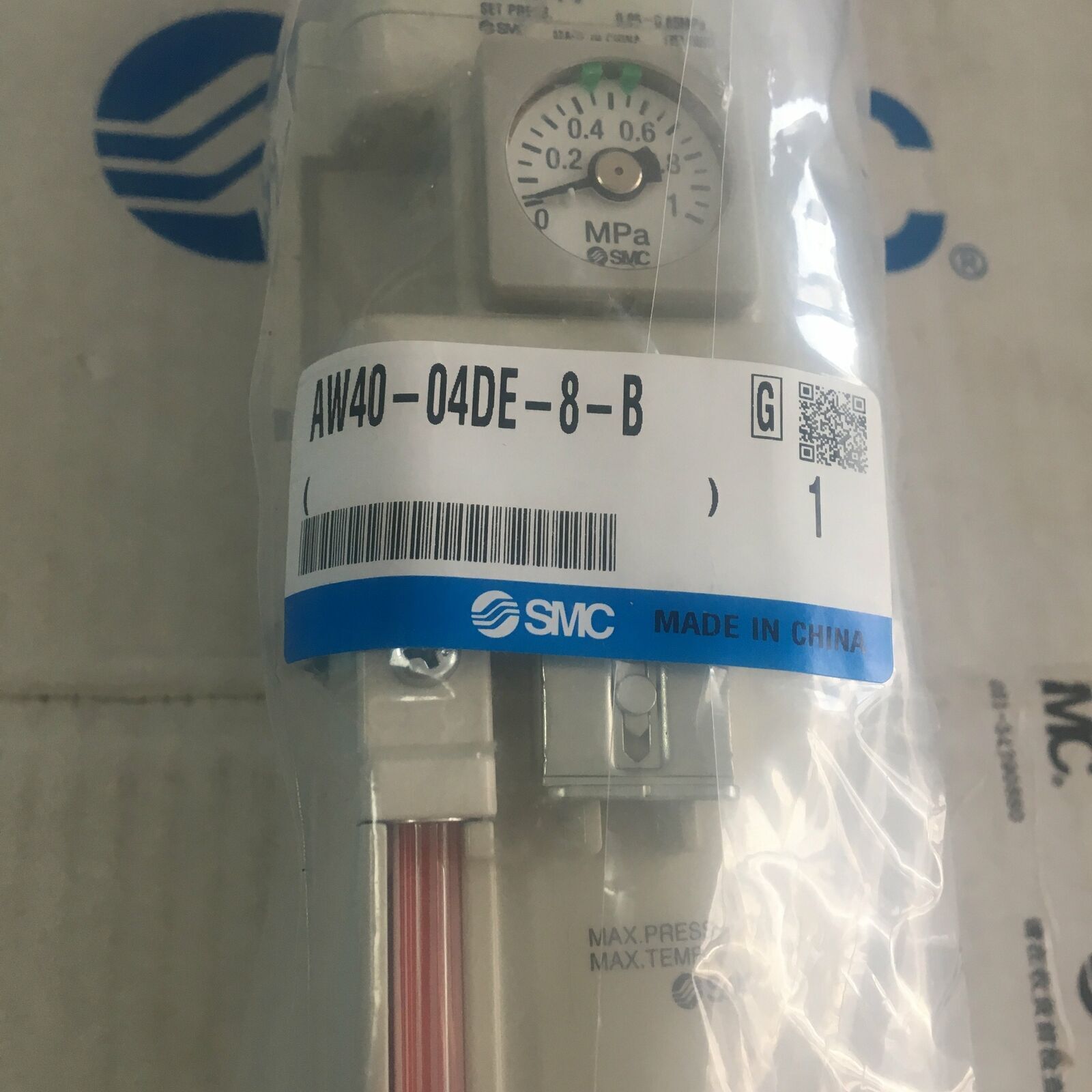1PC Filter: SMC AW40-04DE-8-B Level Gauge Metal Cup Filter - SMC