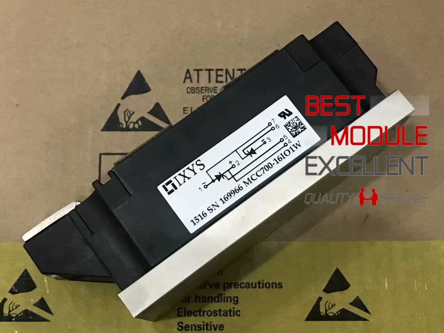 MCC700-16IO1W Power Supply Module – Quality Assurance MCC700-16I01W - IXYS