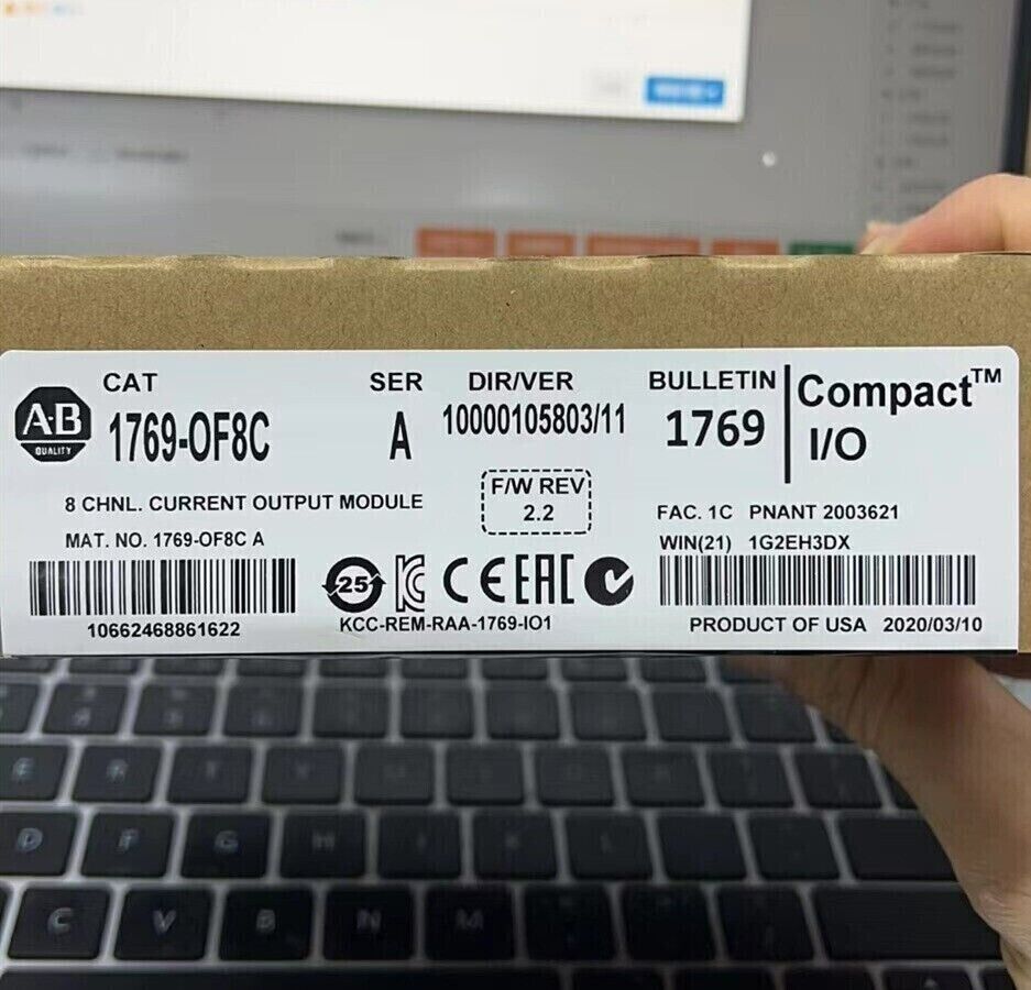 New Factory Sealed AB 1769OF8C - COMPACTLOGIX