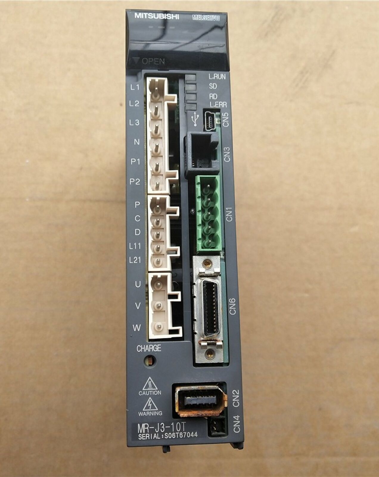 Used Mitsubishi MR-J3-10T Servo Drives MRJ310T Tested Good Condition - MITSUBISHI