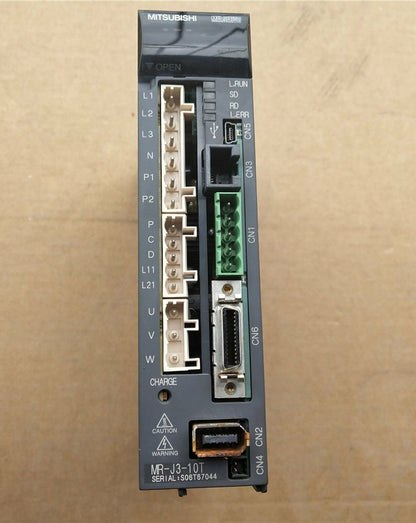 Used Mitsubishi MR-J3-10T Servo Drives MRJ310T Tested Good Condition - MITSUBISHI