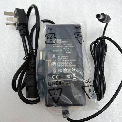 1PCS SUN-1200500 12V 5A SWITCHING ADAPTER POWER SUPPLY~