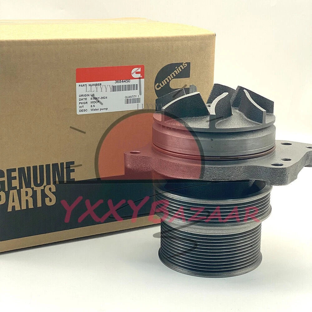 Water Pump OE 3684450 For Cummins Engine ISX ISX15 QSX QSX15 4386576 3683651