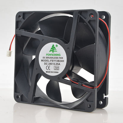 1pcs  FONSONING FSY13B24H 12CM 24V 0.25A 12038 Amplifier Inverter Fan
