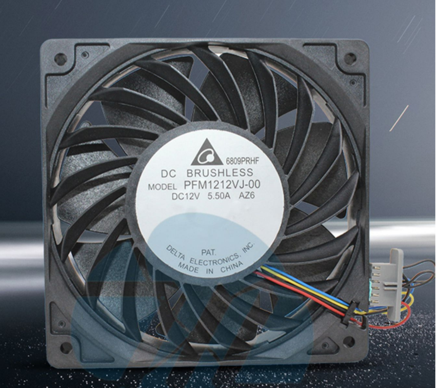 new Delta PFM1212VJ-00 12025 12cm 12V 5.5A High-speed Super-violent Fan 4-wire - DELTA