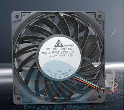 new Delta PFM1212VJ-00 12025 12cm 12V 5.5A High-speed Super-violent Fan 4-wire - DELTA