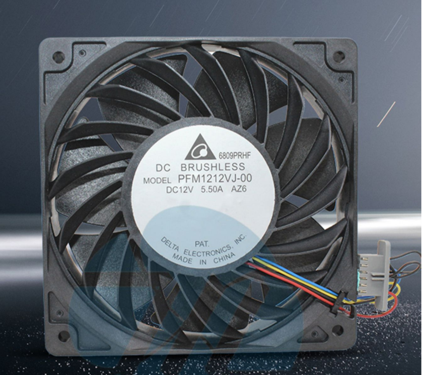 new Delta PFM1212VJ-00 12025 12cm 12V 5.5A High-speed Super-violent  Fan 4-wire