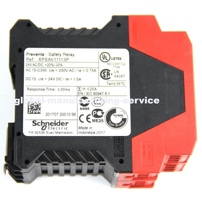 Safety Relay XPSAV11113P - SCHNEIDER