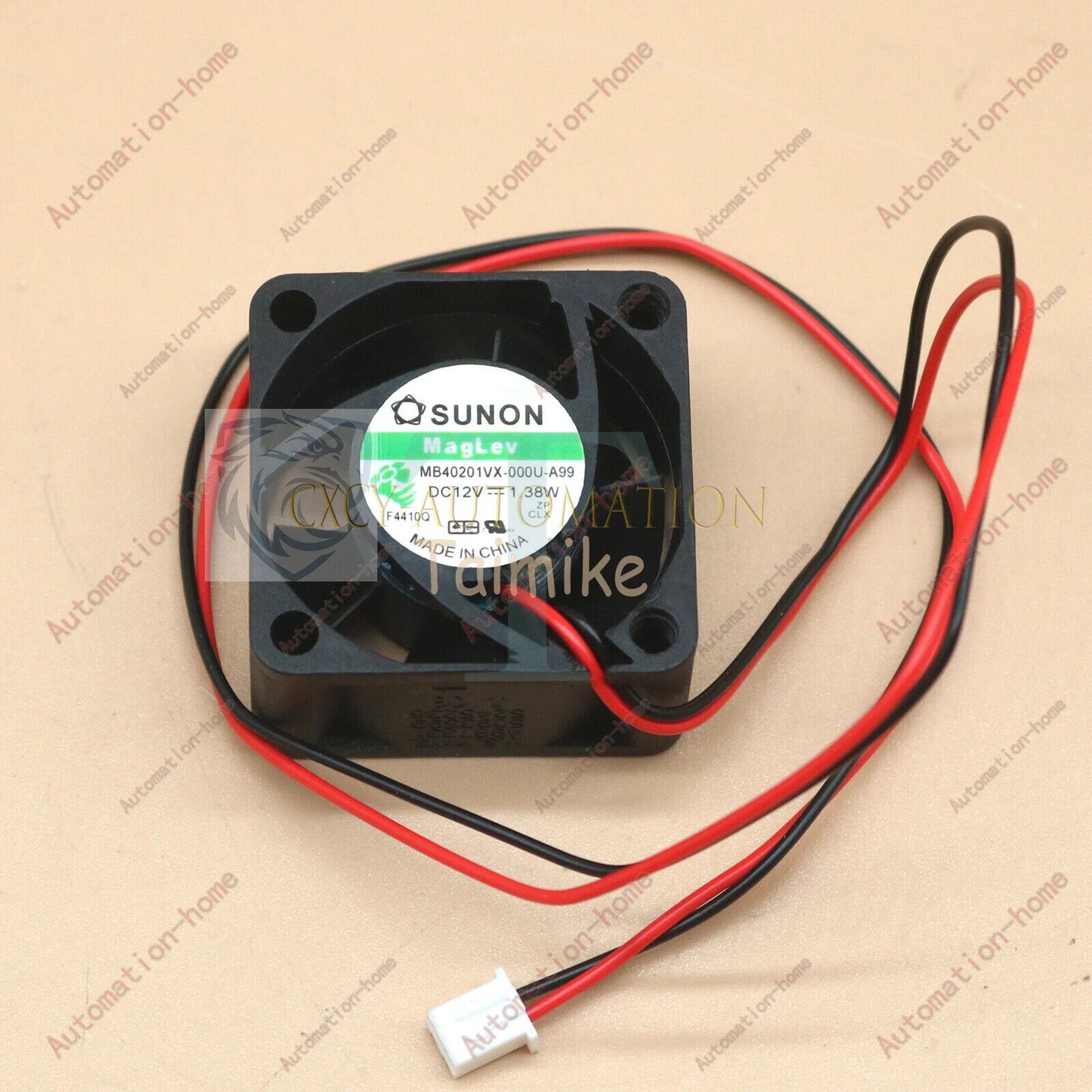 SUNON MB40201VX-000U-A99 12V 1.38W 4020 4CM 2-pin magnetic levitation fan