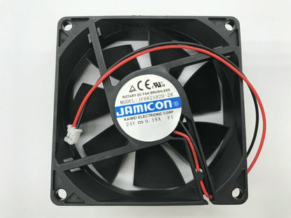 1pcs  JAMICON JF0825B2H-2R 24V 0.15A 8CM 8025 2-wire inverter cooling