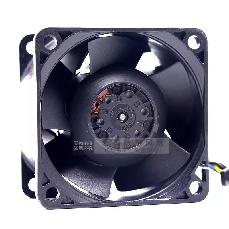 Nidec V60E12BS2CB5-08 6038 DC12V 2.50A 6CM 4-Wire Server Cooling Fan