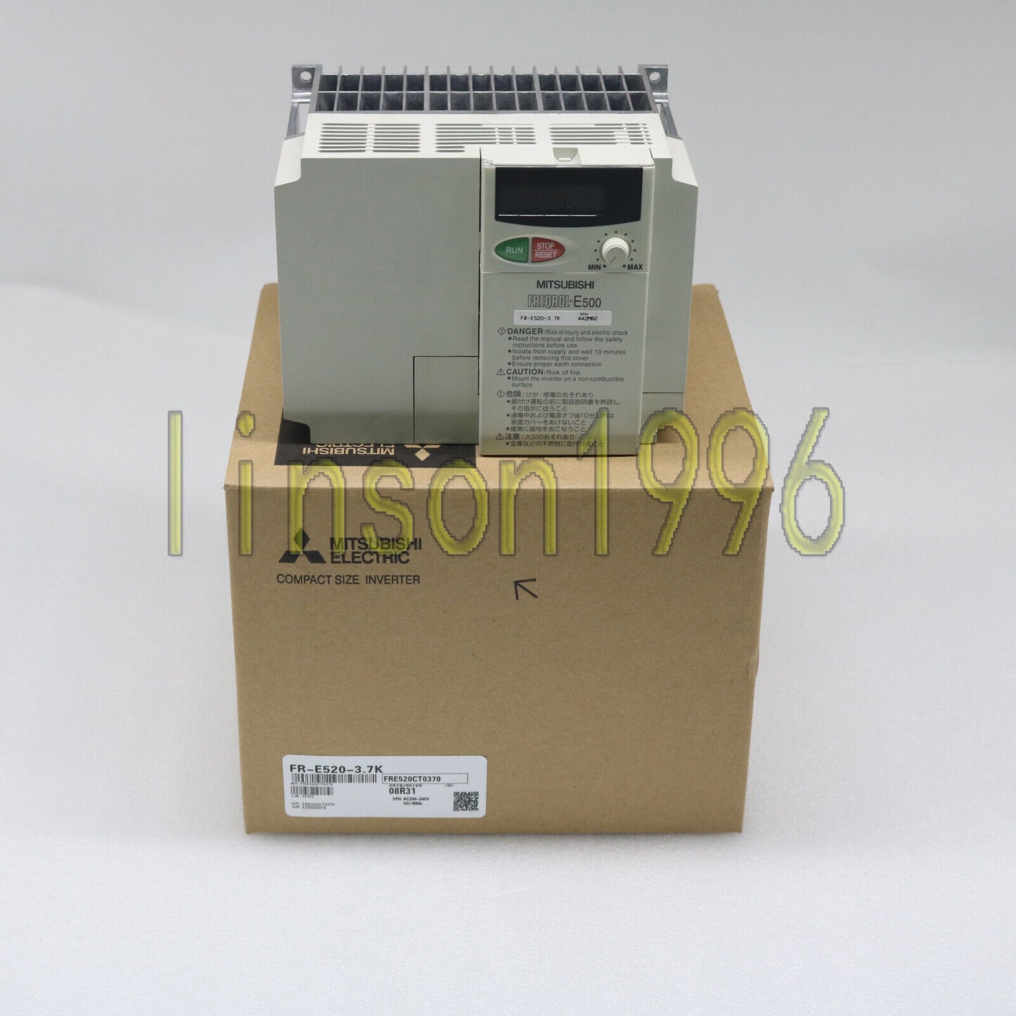 Mitsubishi FR-E520-3.7K Inverter 3.7kW Energy Optimizer, 1-Year Warranty - MITSUBISHI