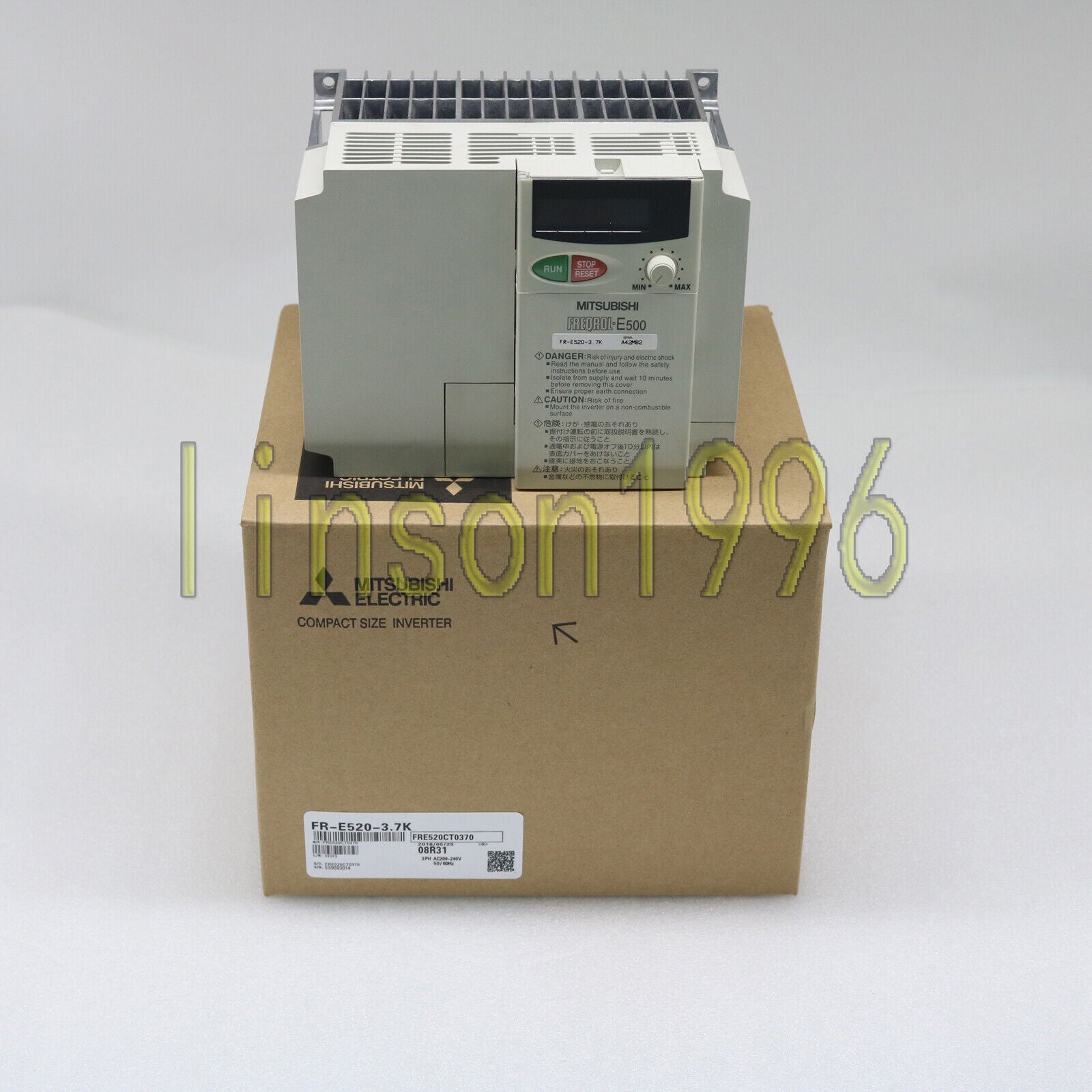 Mitsubishi FR-E520-3.7K Inverter 3.7kW Energy Optimizer, 1-Year Warranty - MITSUBISHI