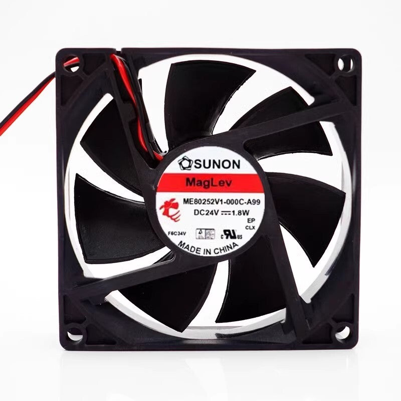SUNON ME80252V1-000C-A99 8025 DC24V 1.8W 2-Wire Inverter Cooling Fan