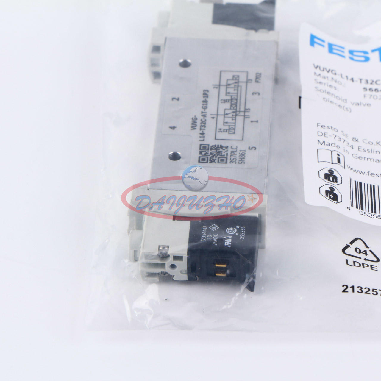 FESTO Solenoid Valve VUVG-L14-T32C-AT-G18-1P3 - FESTO