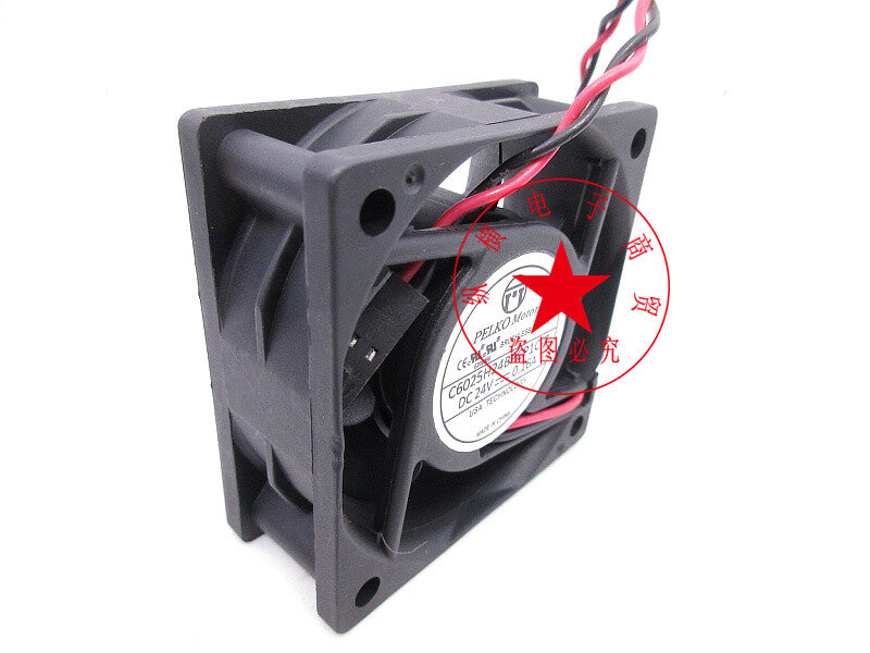 PELKOMOTORS C6025H24BPCP1C-7 24V 0.16A 6CM cooling fan