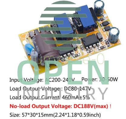 LED Driver 460mA 30W 40W 50W Light Transformer AC200-240V Power Adapter