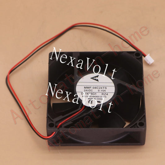 1 pcs Mitsubishi MMF-08C24TS DC24V 0.15A 2 wire coolling fan#QW