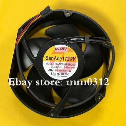 Sanyo 9WG5748P5HD004 17251 48V 1.62A IP68 waterproof inverter fan