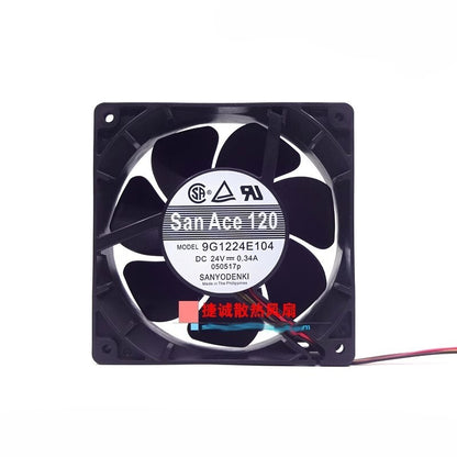 Sanyo 9G1224E104 24V 0.34A 12038 12CM chassis inverter Computer fan