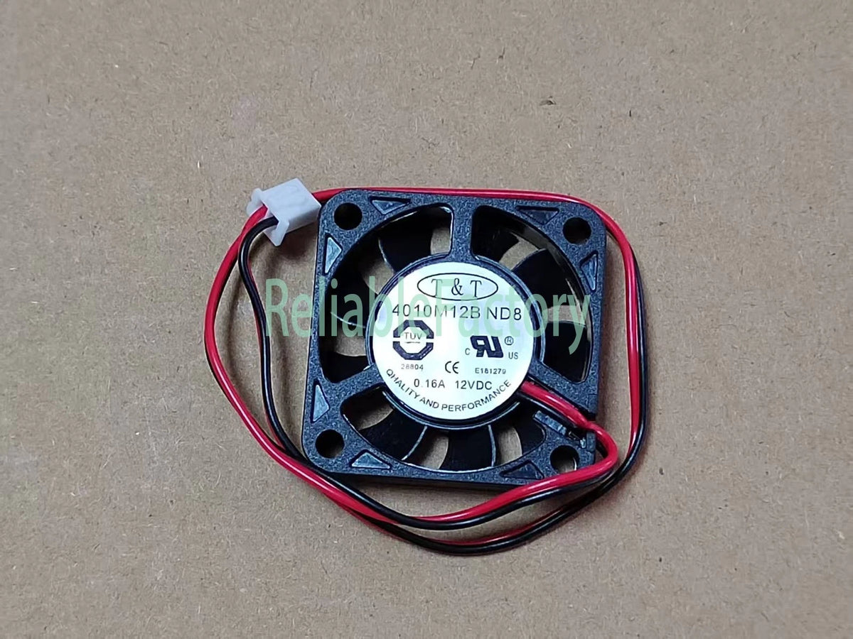 T&T 4010M12B ND8 DC12V 0.16A 4CM 4010 Axial cooling fan 2pin