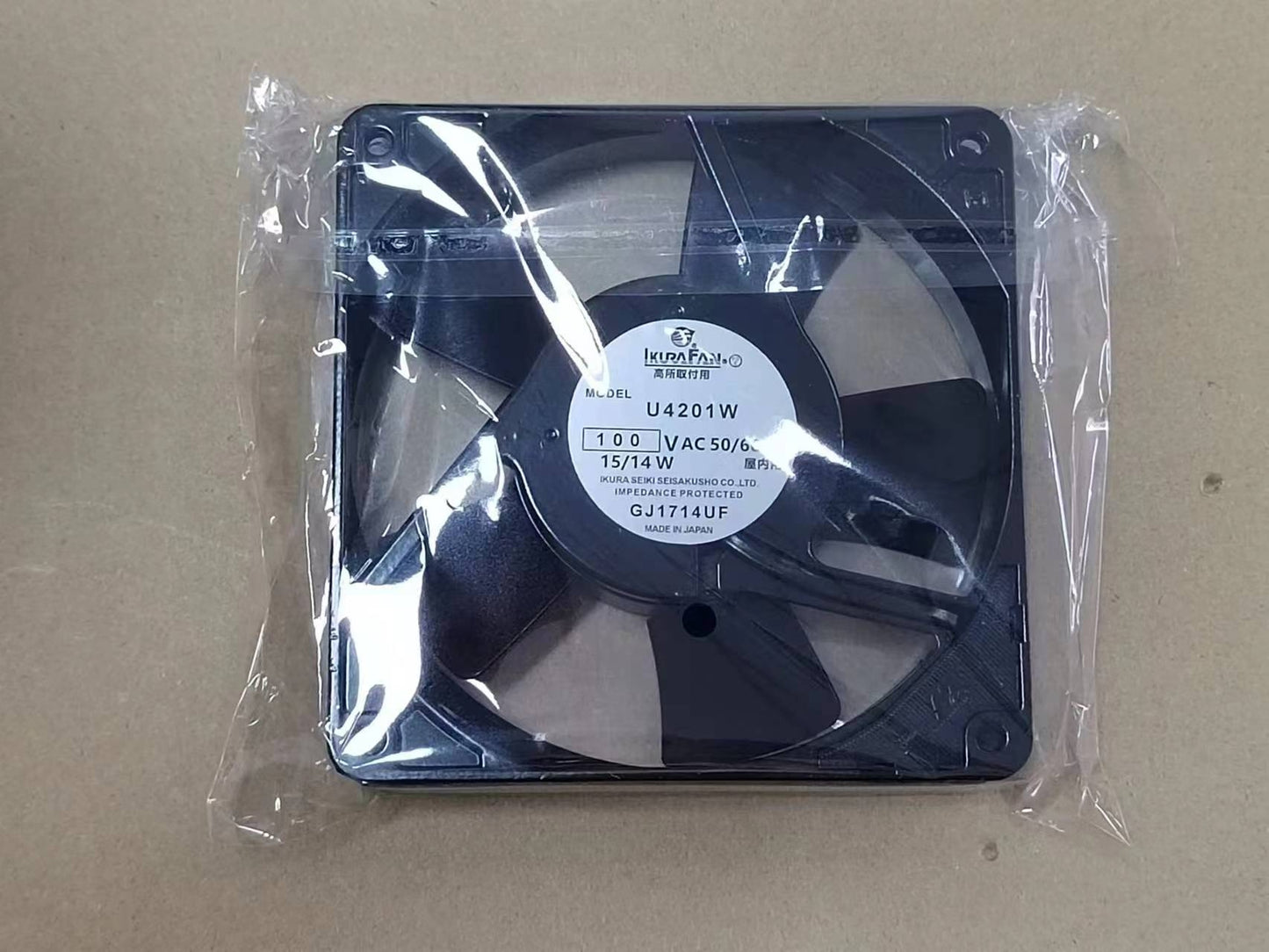 new 1 PCS IKURA Fan U4201W AC 100V 15/14W 120*120*25MM