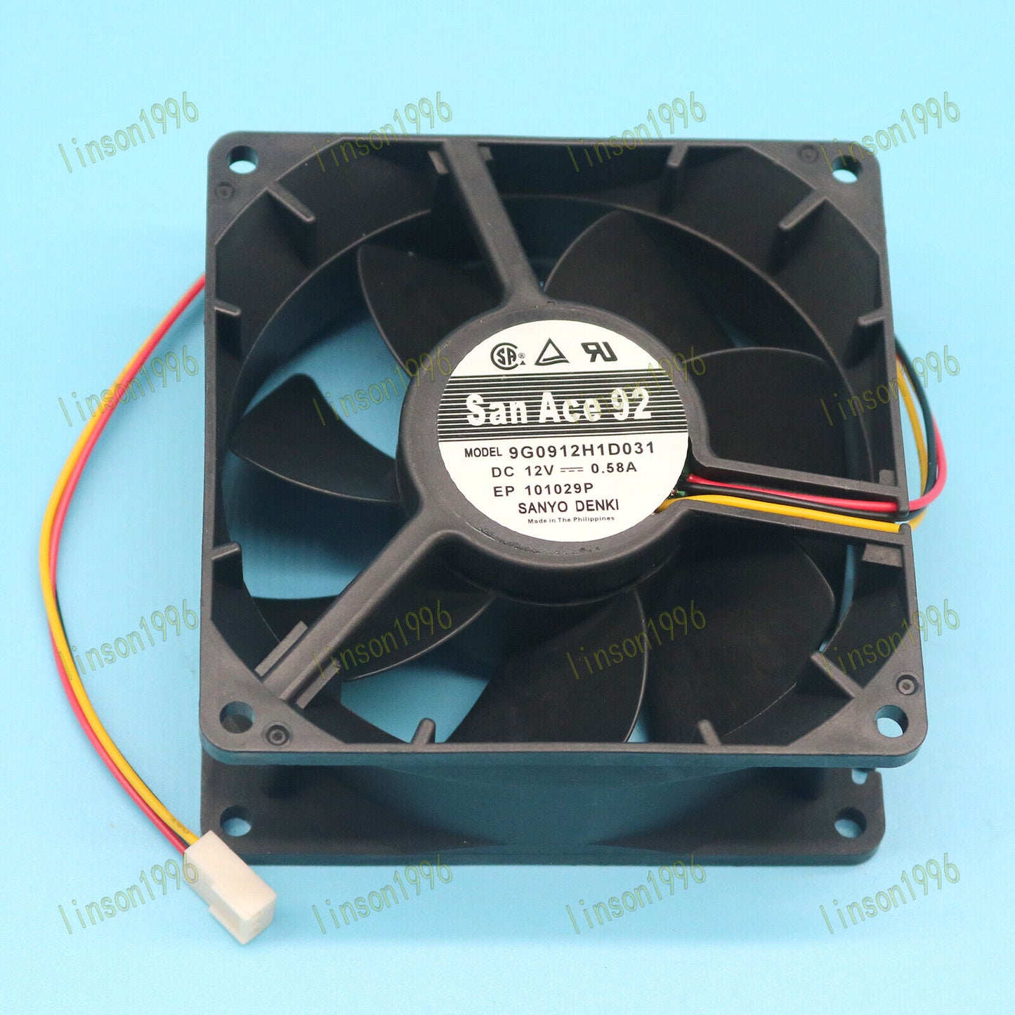 9G0912H1D031 12V 0.58A Replacement Battery for Sanyo Fan - SANYO