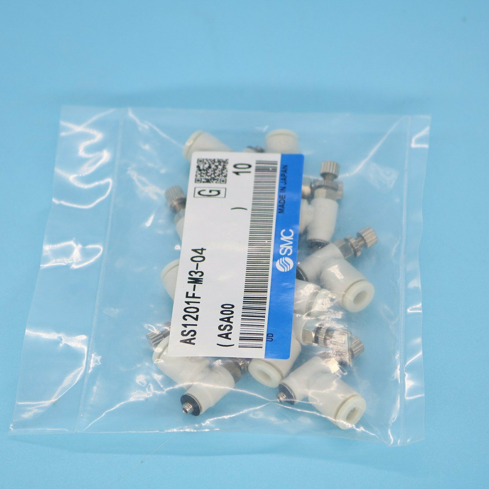 10-Piece SMC AS1201F-M3-04 Connection Joint - SMC