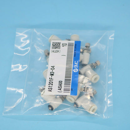 10-Piece SMC AS1201F-M3-04 Connection Joint - SMC