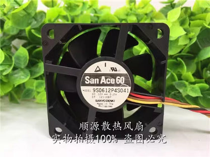 Sanyo 9S0612P4S041 DC12V 0.2A 60*60*25MM 4-Wire PWM Dual Ball Cooling Fan