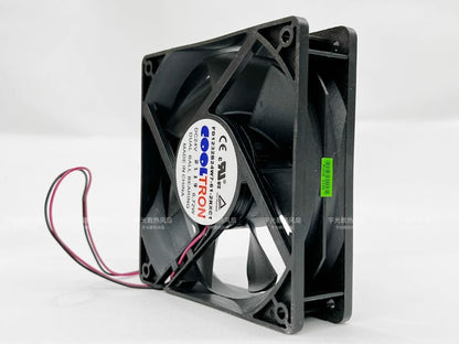 COOLTRON FD1232B24W7-61-2RXC1 12032 DC24V 6.72W 12CM 2-Wire Cooling Fan