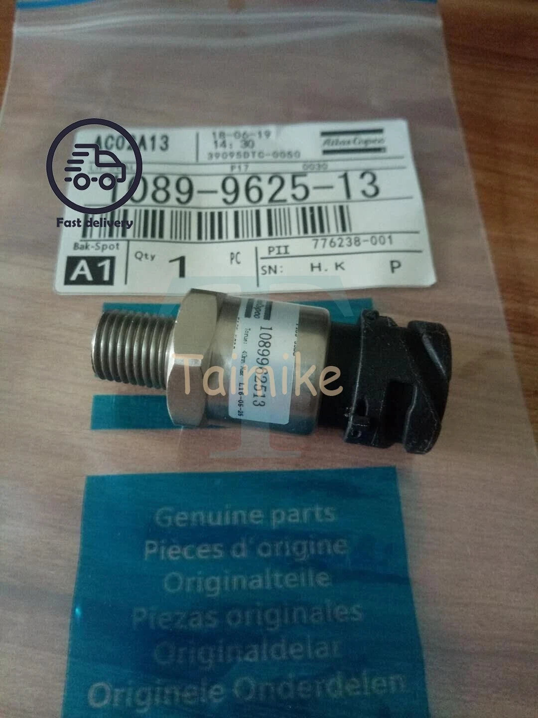 1PC Air Compressor Pressure Sensor 1089-9625-13 1089962513