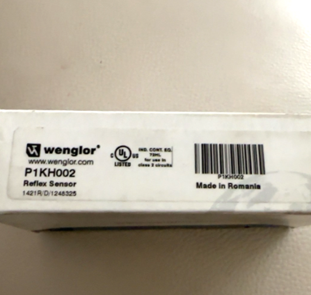 NEW WENGLOR P1KH002 Reflex Sensor WENGLOR