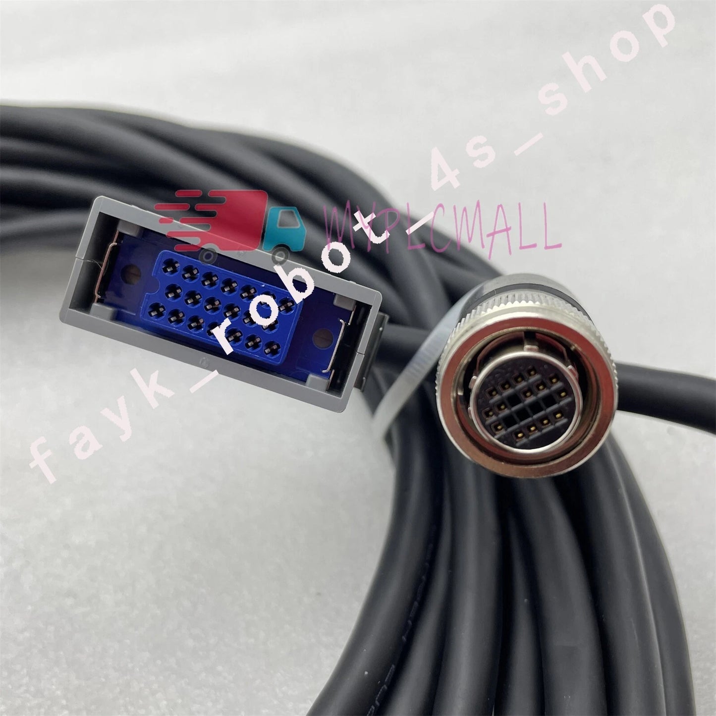 12M Cable/plug For FANUC A05B-2518-C200 Robot controller teach pendant connector